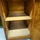 Small fir desk, workshop, 1950s