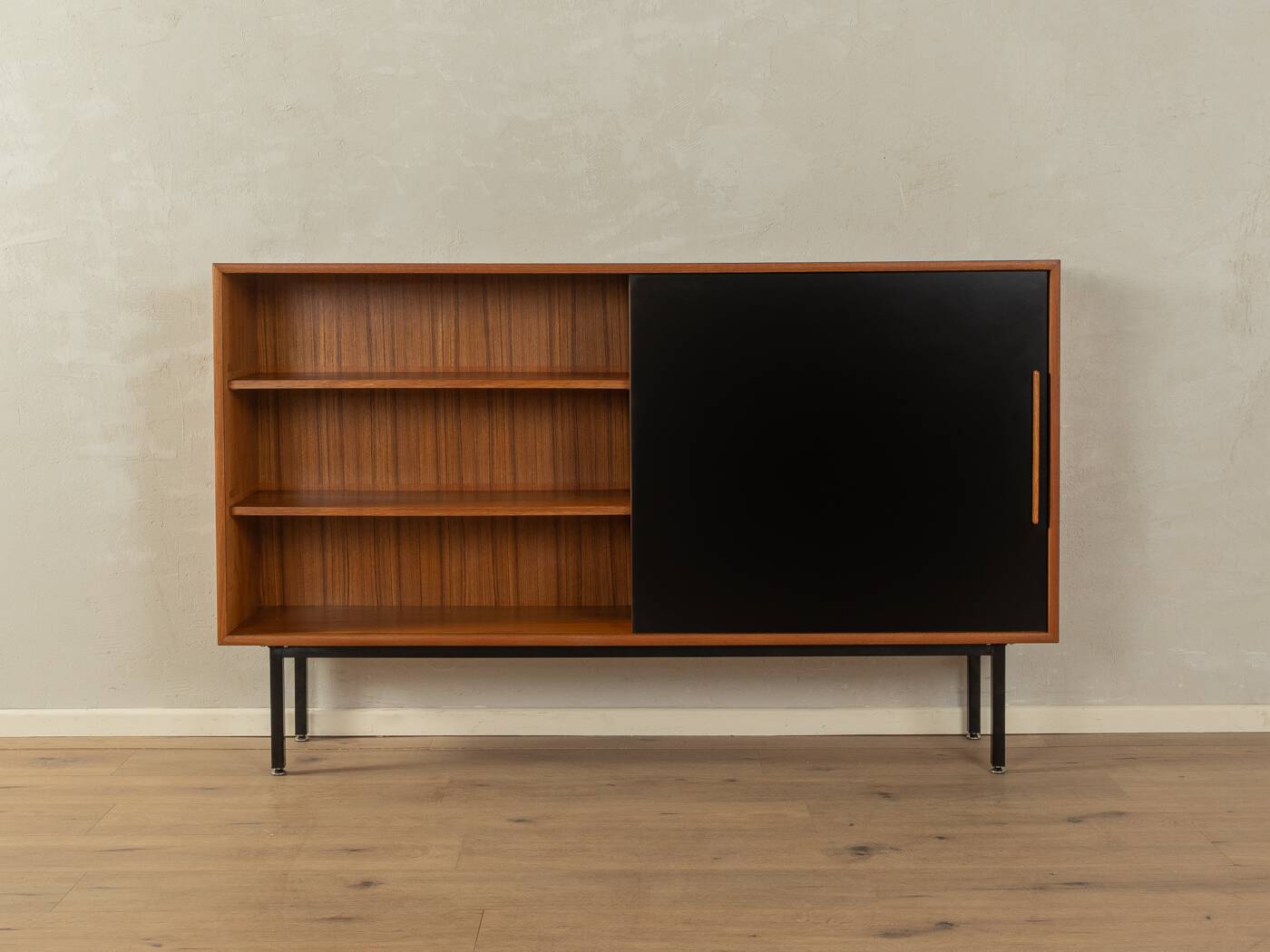 60s Sideboard with Sliding Doors by WK Möbel