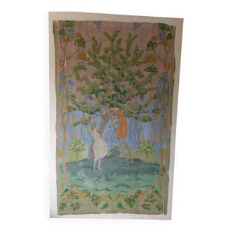 Huile sur toile montée sur châssis