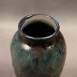 Glazed stoneware vase by Michel & Denise Pointu - Puisaye stoneware, 1950s