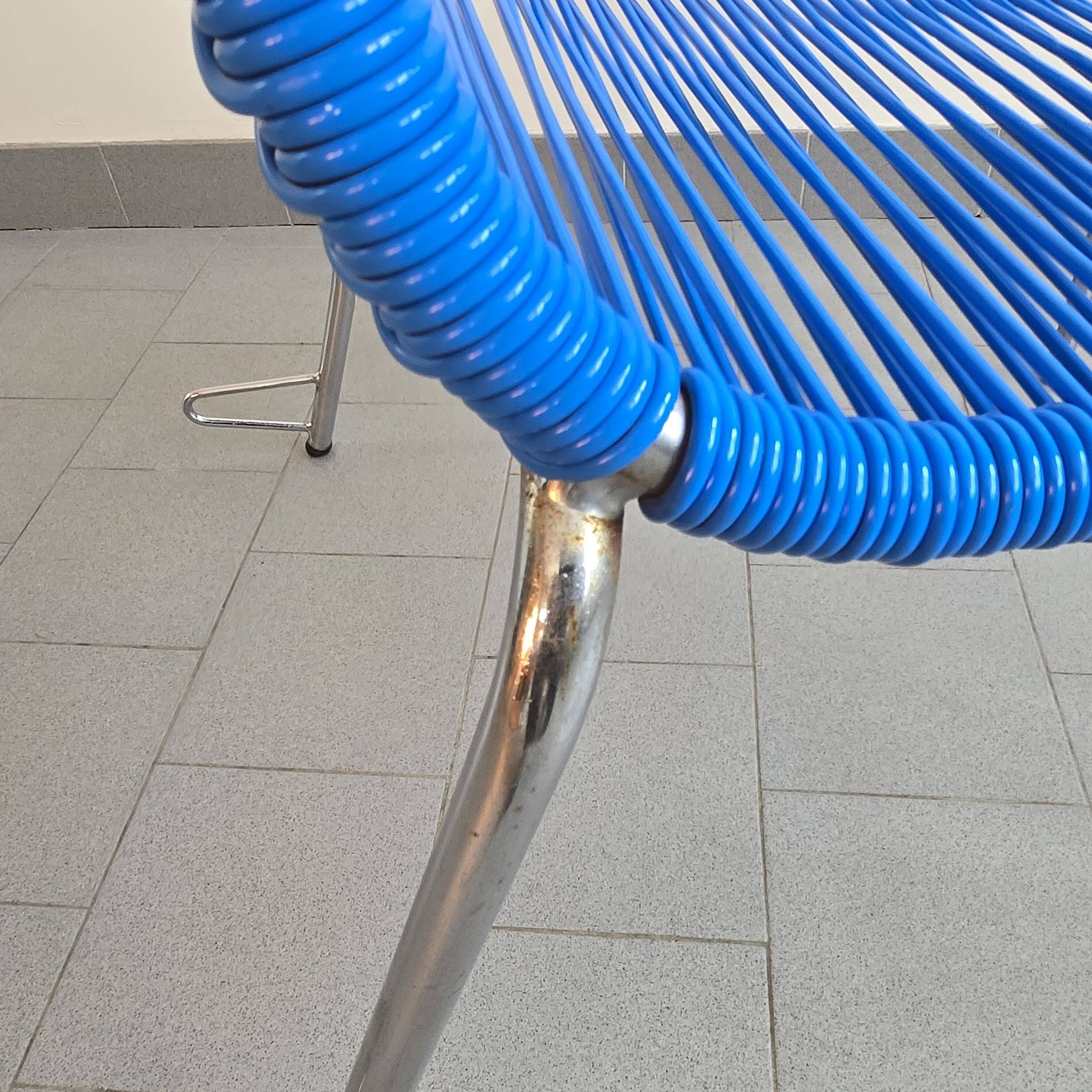 Vintage 1960s Scoubidou armchair