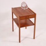 Vintage teak bedside table from Scandinavia