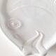 White ceramic fish dish