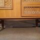 Vintage rattan wardrobe