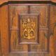 Victorian Davenport desk in hardwood and leather