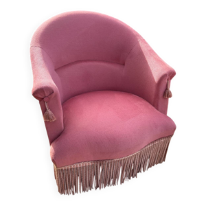 fauteuil crapaud velours