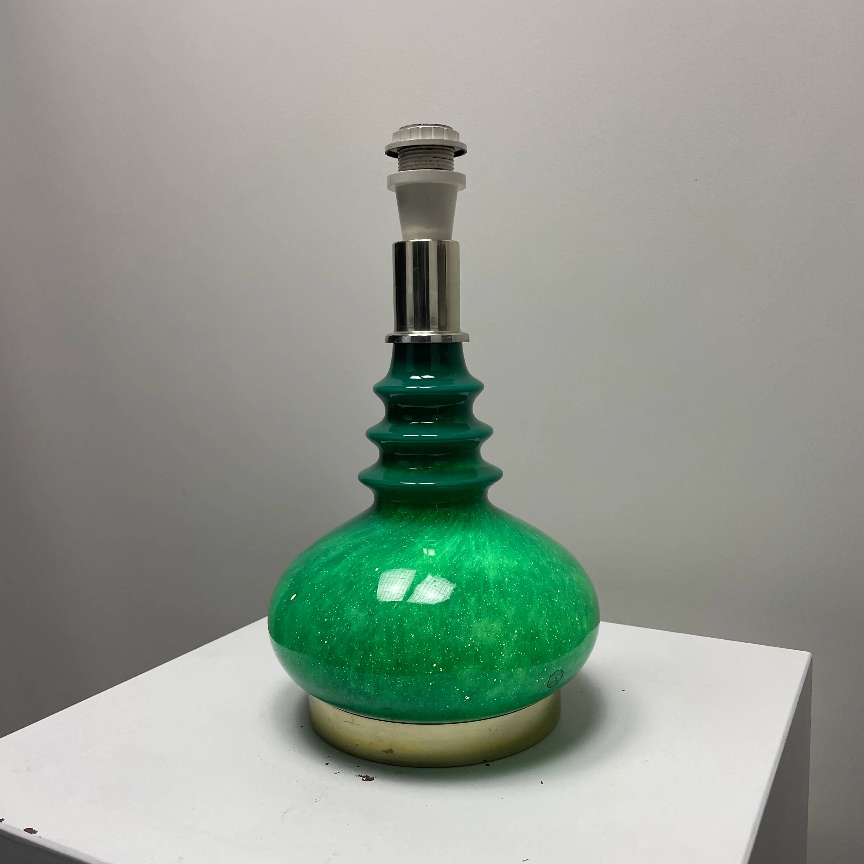 Green Galaxy table lamp by Peill & Putzler 1960