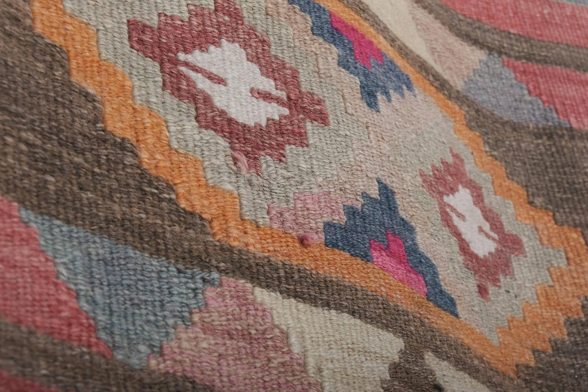 Vintage Turkish hallway rug 71x722 cm