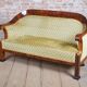 Empire Upholstered and Inlaid Walnut Living Room Set, Austria, 1810s, Set of 3