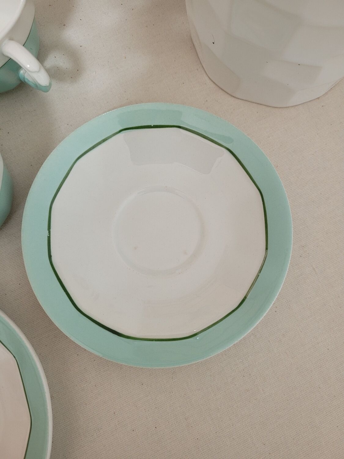 Set of 3 coffee cups M L Porcelain