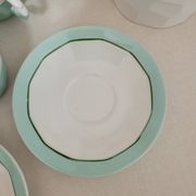 Set of 3 coffee cups M L Porcelain