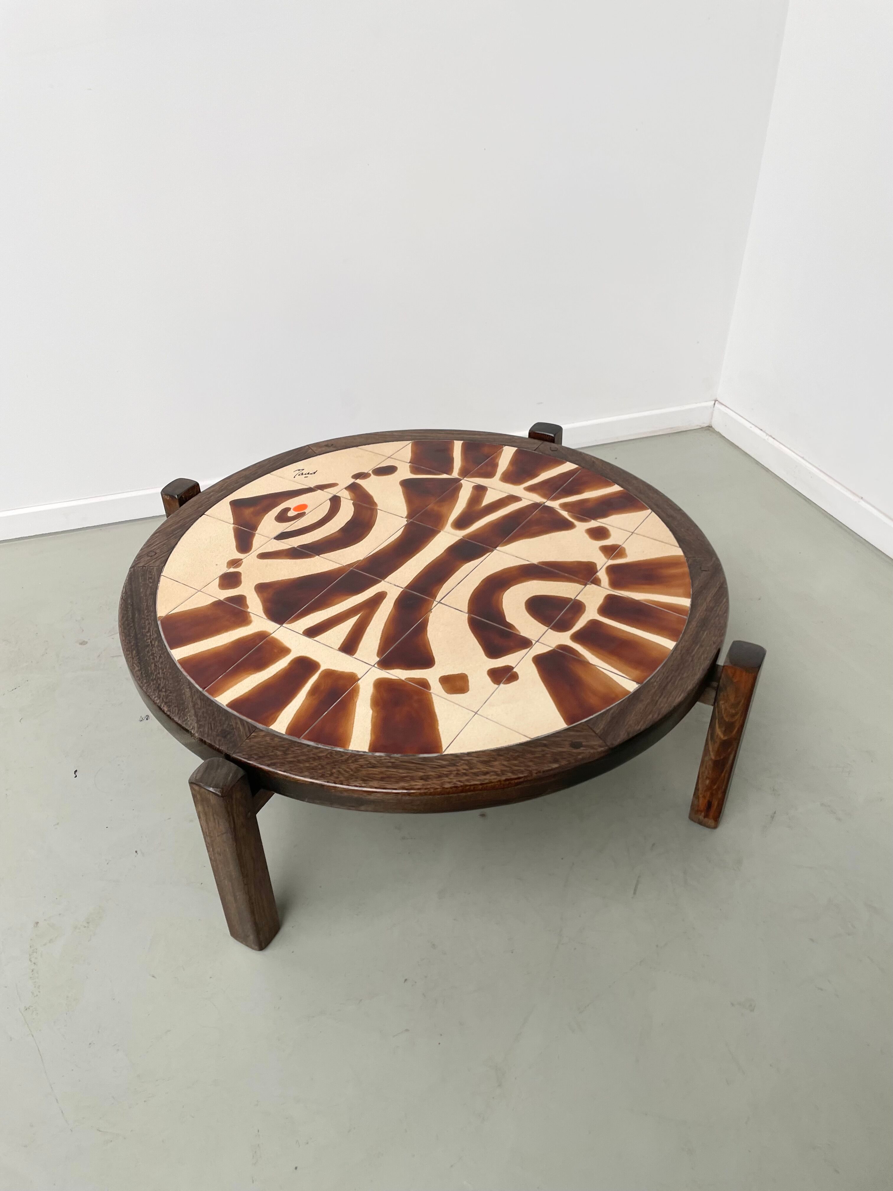 Ceramic coffee table "fish" Maud