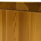 Table d'appoint vintage en bois de pin, petite table des années 1970