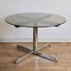 Glass and steel table attributed to Florence Knoll, Roche Bobois edition, 1970s.