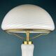 Large classic swirling Murano glass mushroom table lamp, Italy, 1970s