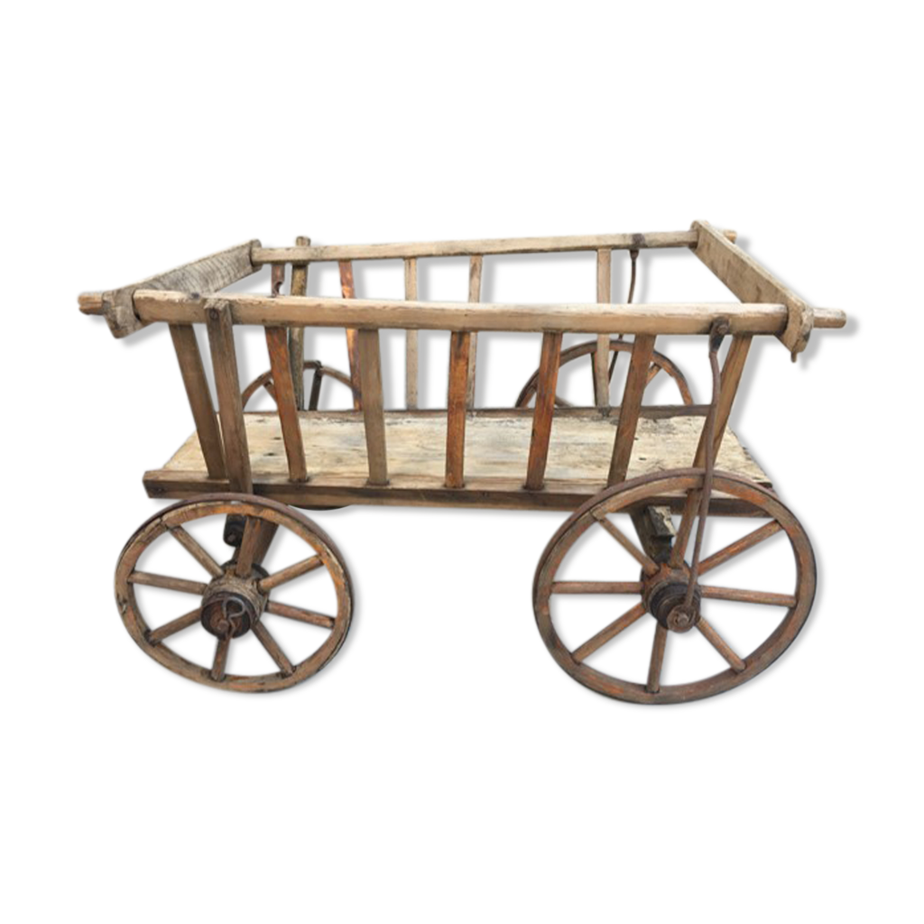 Charrette chariot en bois Selency