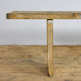 Vintage pine bench, 1930.