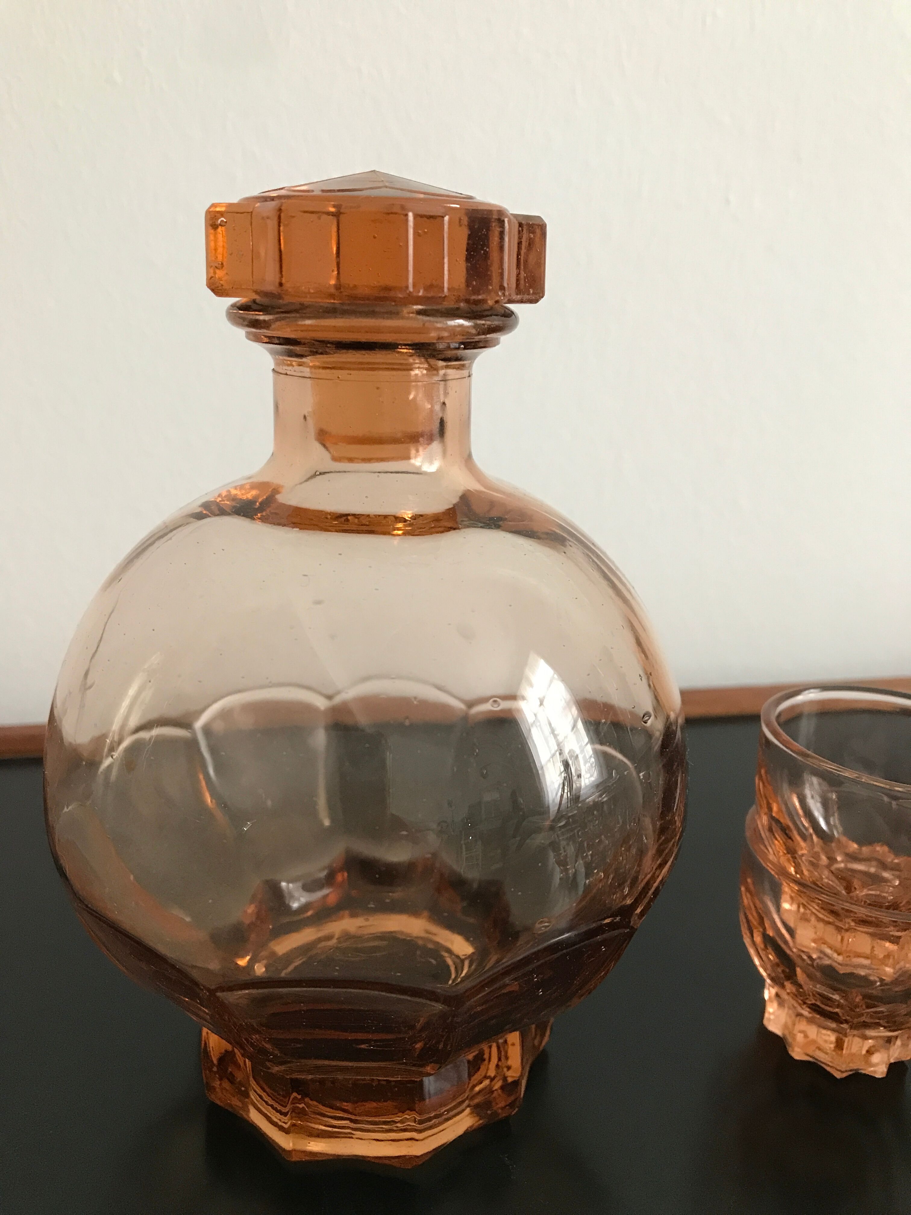 Rosaline vintage liquor service made in France 1950's