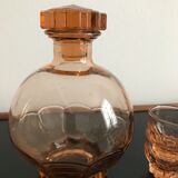 Rosaline vintage liquor service made in France 1950's