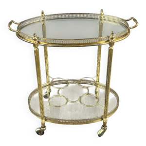 Table roulante Chariot - laiton