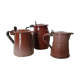 Trio de pots à lait émaillés