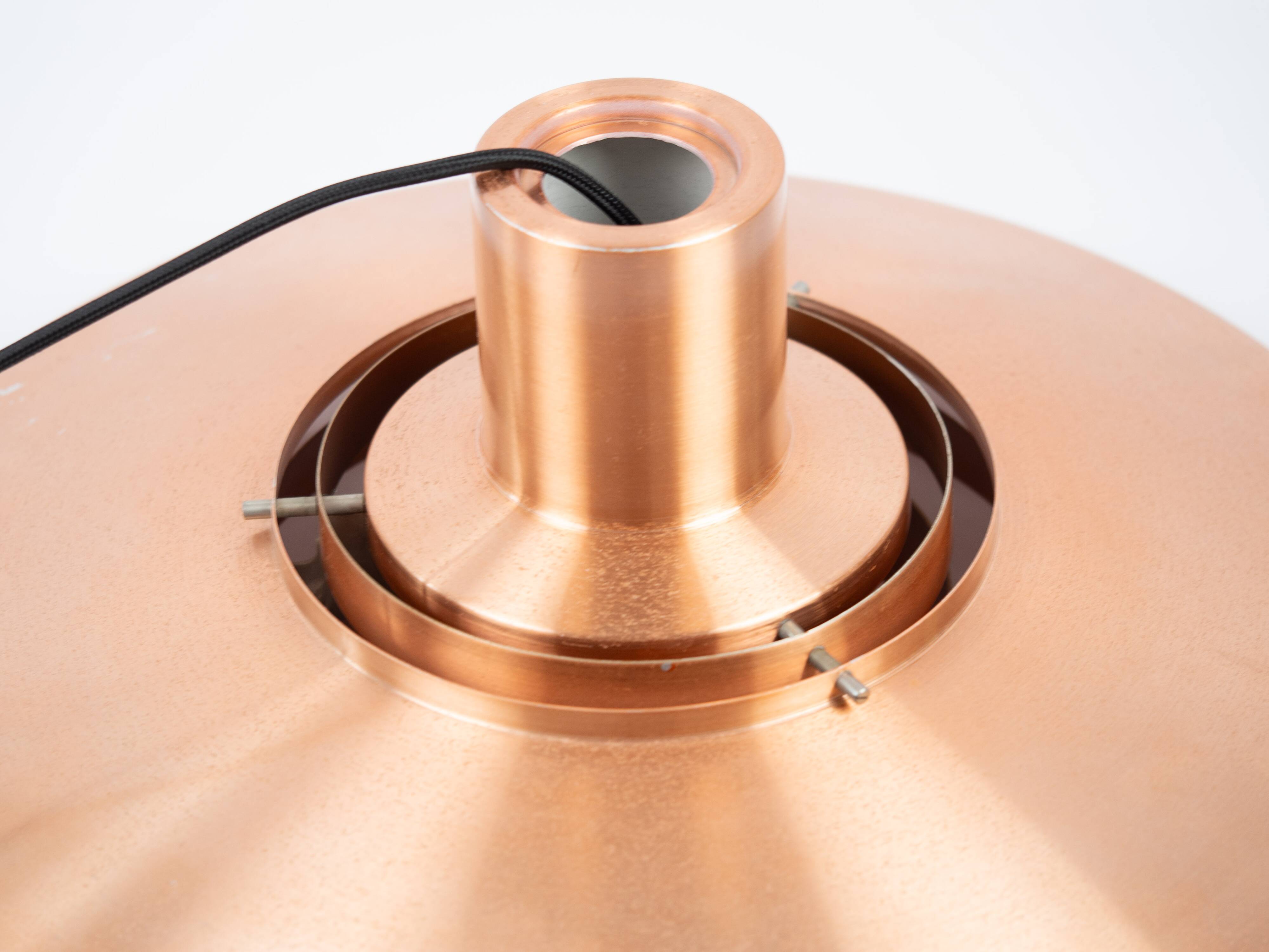 Danish vintage P376 pendant lamp by Fabricius and Kastholm. Nordisk Solar,