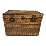 Vintage rattan trunk