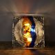 Wall lamp Murano glass ceiling lamp Zuccheri Venini Italy mid century