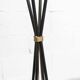 Floor lamp by René Mathieu for Maison Lunel 1950, brass and opaline.