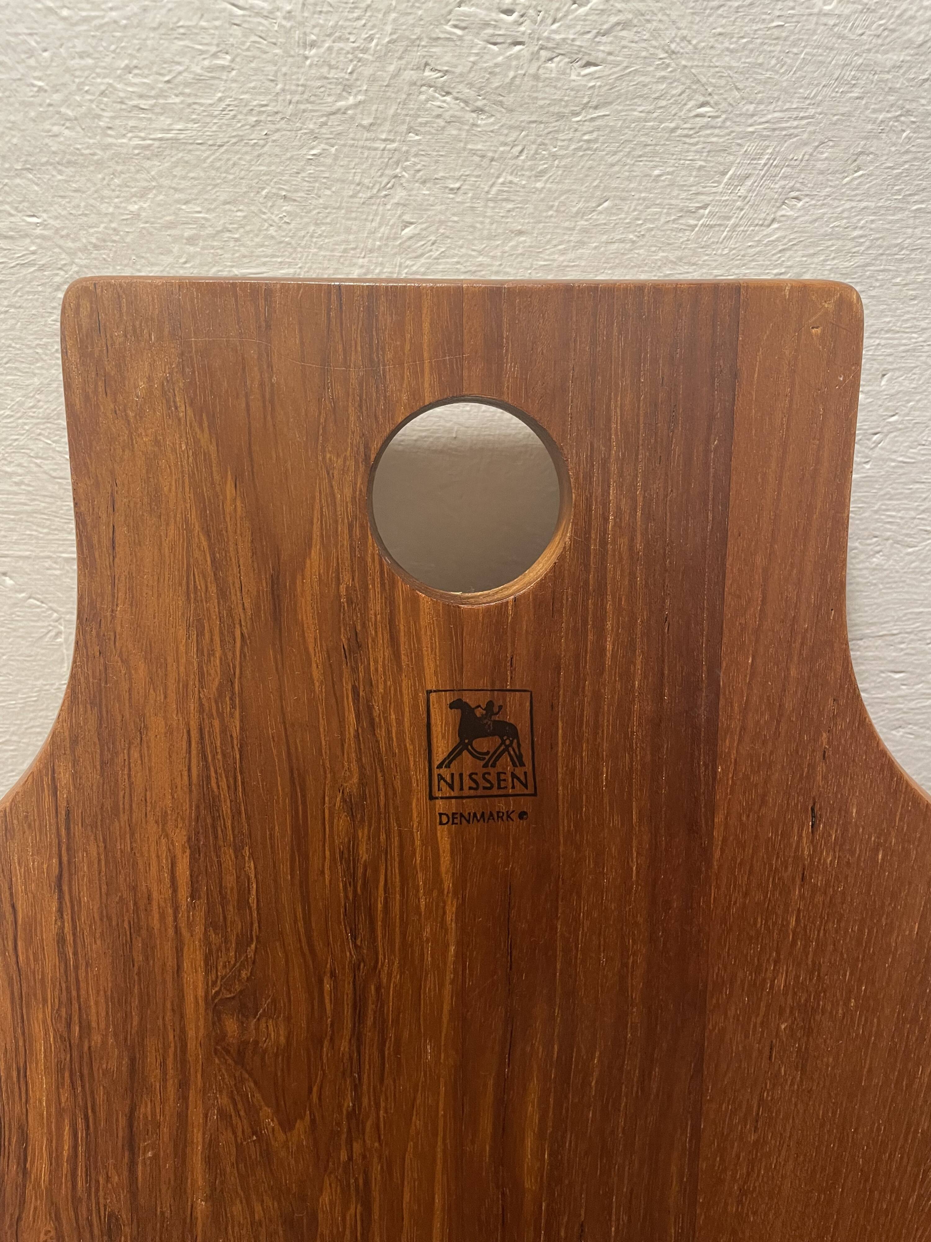 Teak board Nissen Denmark