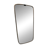 Vintage 1960 free-form mirror known as a rear-view mirror.