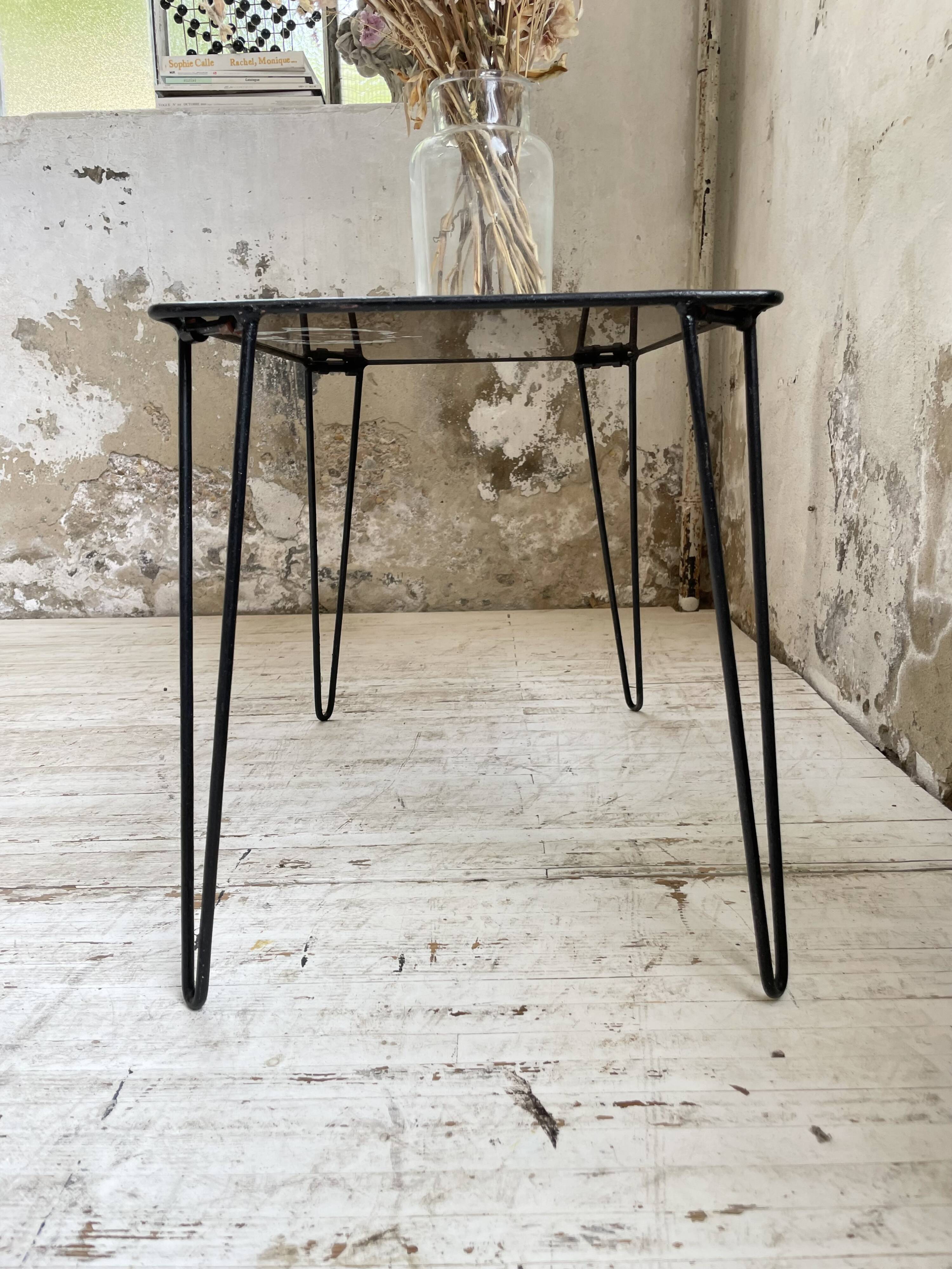 Mirrored coffee table from the 60s