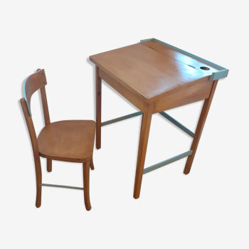 Bureau pupitre enfant Simbag et sa chaise