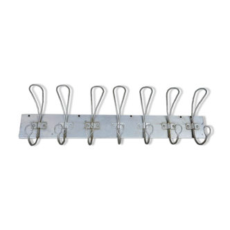 School or industrial wall-mounted door 7 double patères