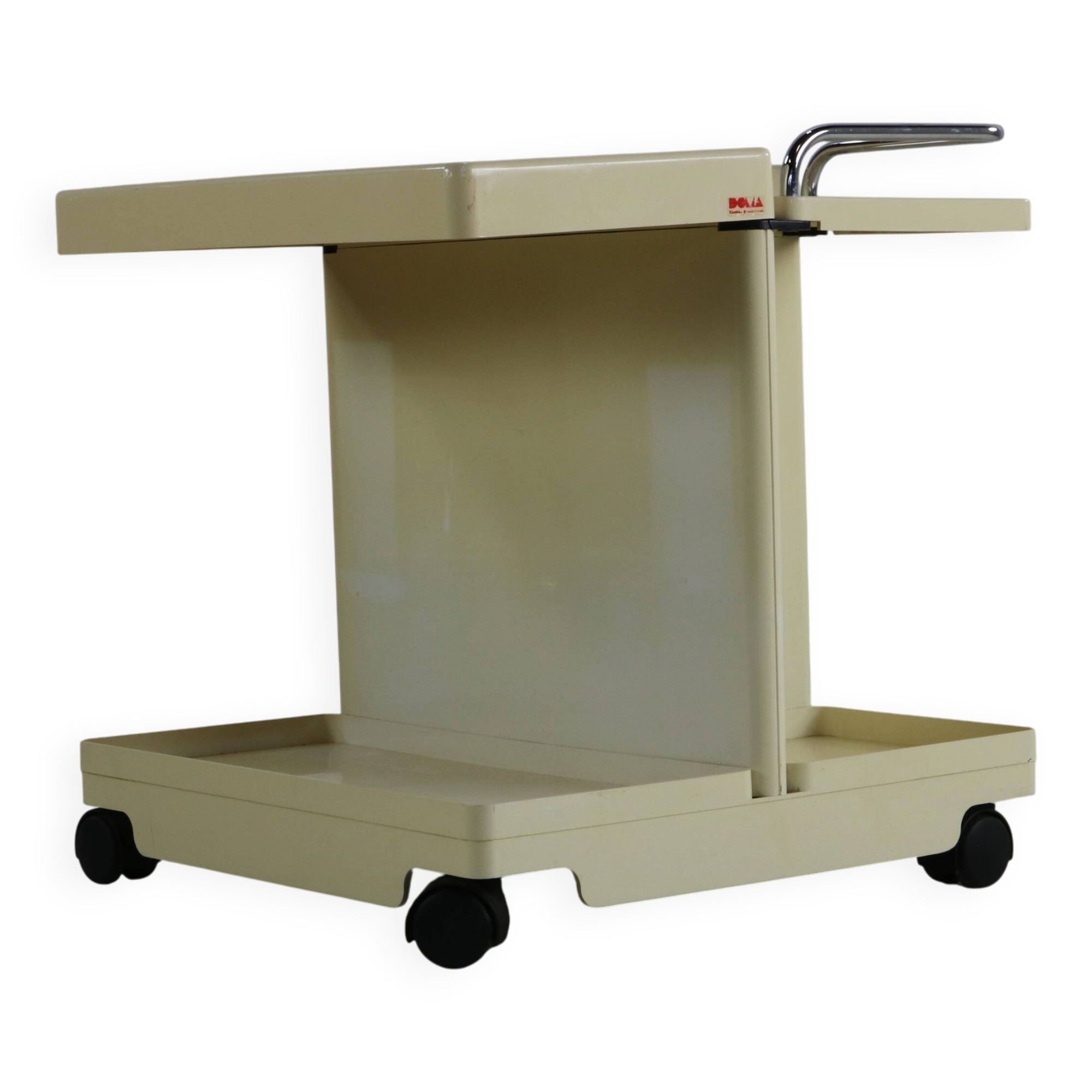 Original seventies serving trolley by iGuzzini Italy