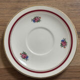 Vintage cup and saucer set Moulin des Loups Orchies