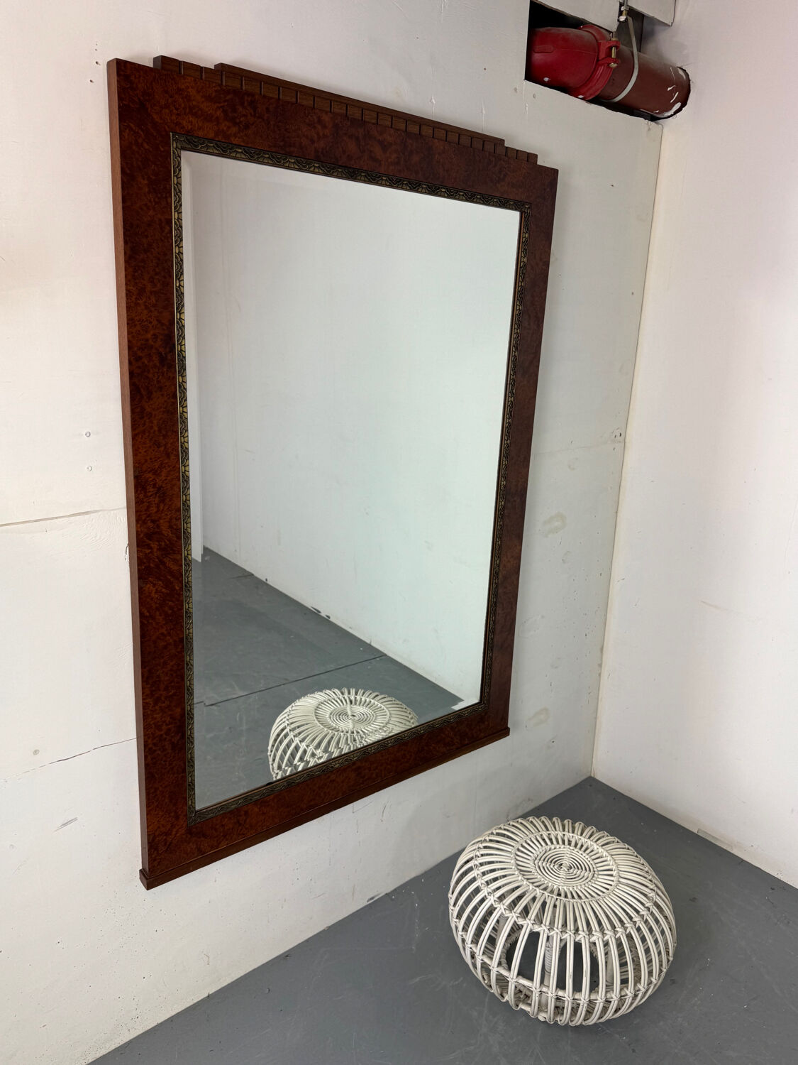 Grand miroir mural Art déco français, années 1930