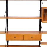 Poul Cadovius hanging Royal Wall System 1950s Denmark