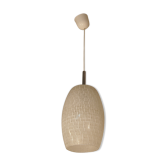 Lunel geometric textured glass hanging lamp