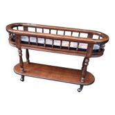 Wooden standing planter
