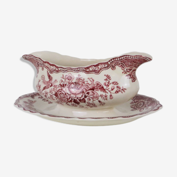 Bristol Crown Ducal sauce boat, vintage