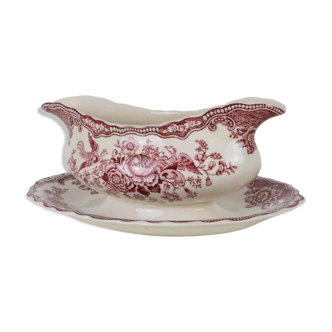 Bristol Crown Ducal sauce boat, vintage