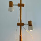 Swedish pine floor lamp, Scandinavian design from the 80s