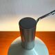 Mid-century minimalist Swiss table lamp with a clamp by Rosemarie and Rico Baltensweiler for Baltensweiler, 1950s.