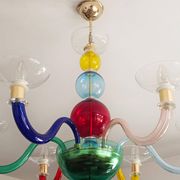 Murano glass chandelier after Gio Ponti, 1970s