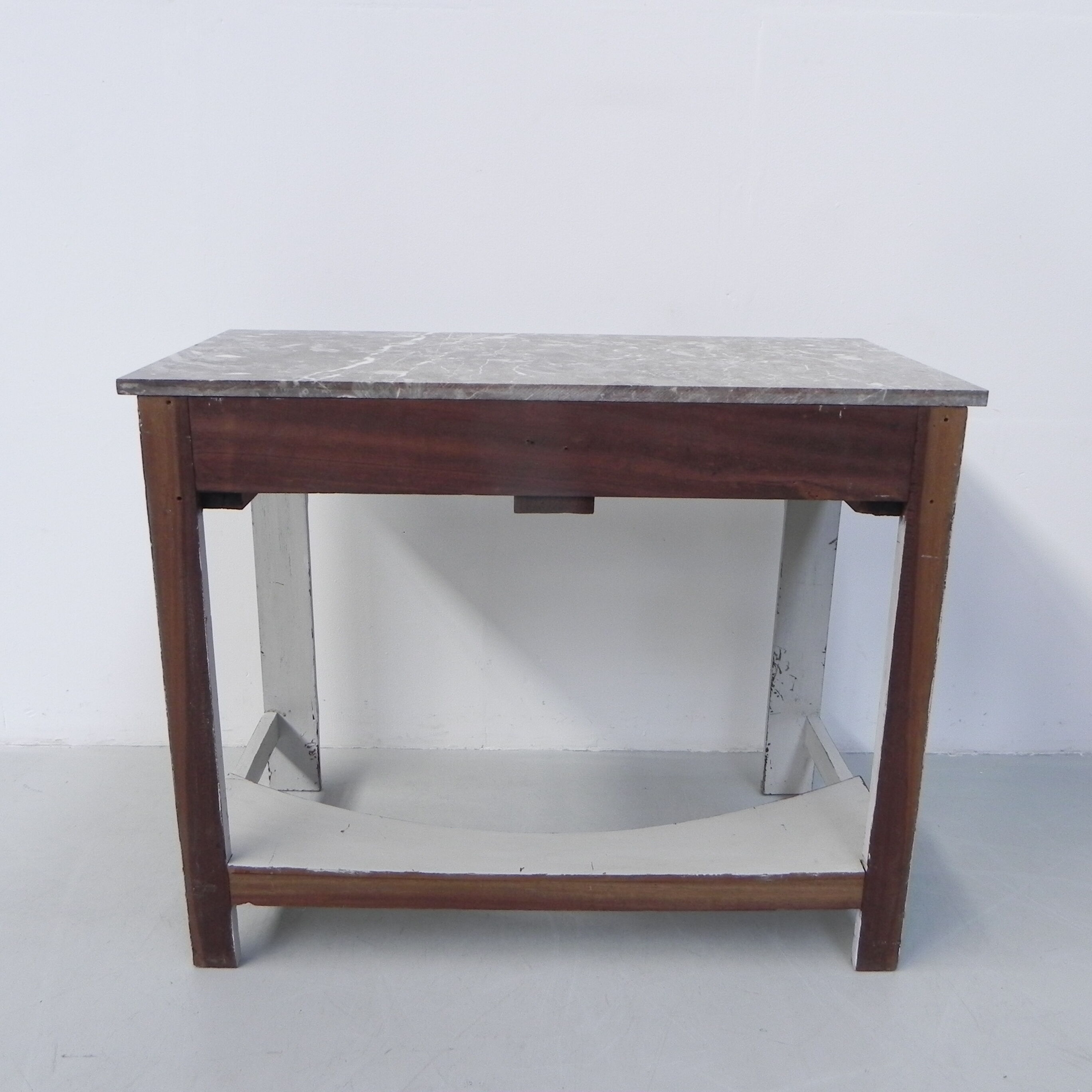 Art Deco table with 2 drawers and mirror, side table