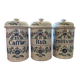 Old earthenware pharmacy pots