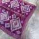 Moroccan purple carpet - 208 x 425 cm