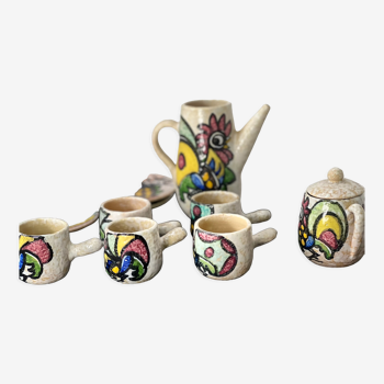 Coffee set / Vintage tea set: Pablo Sanquino Toledo Ceramics