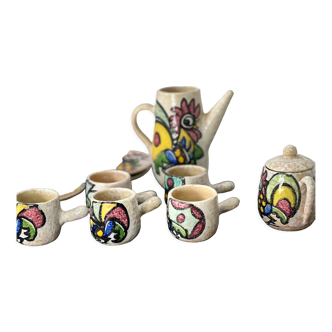 Coffee set / Vintage tea set: Pablo Sanquino Toledo Ceramics